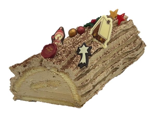 Kerst Boomstam mokka