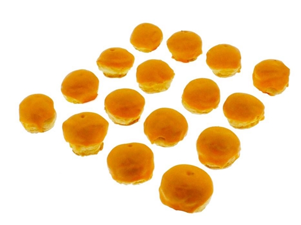 Oranje slagroom soesjes 250 gram ca. 11 stuks
