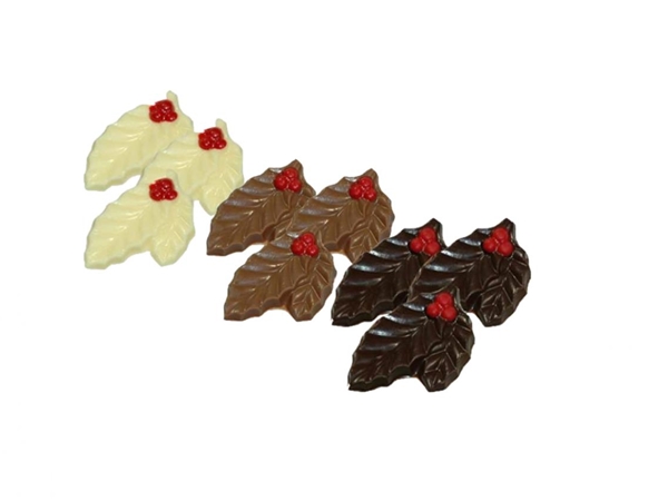 Choco hulstblaadjes zakje a 100 gram